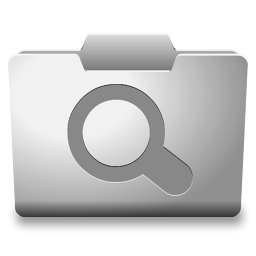 White Searches Icon 256x256 png